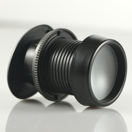 Door Scope ABS plastic body 168 Degree view Fits doors 1 1/8 - 2 thick Charcoal finish DS-1000-MB